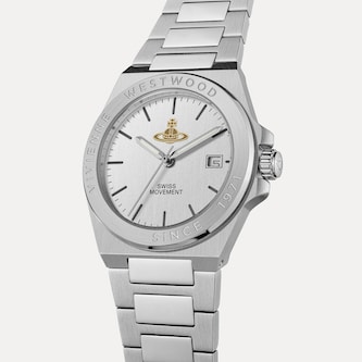 Vivienne Westwood Hanwell 37mm Unisex Watch Silver Vivienne Westwood Hanwell 37mm Unisex Watch Silver