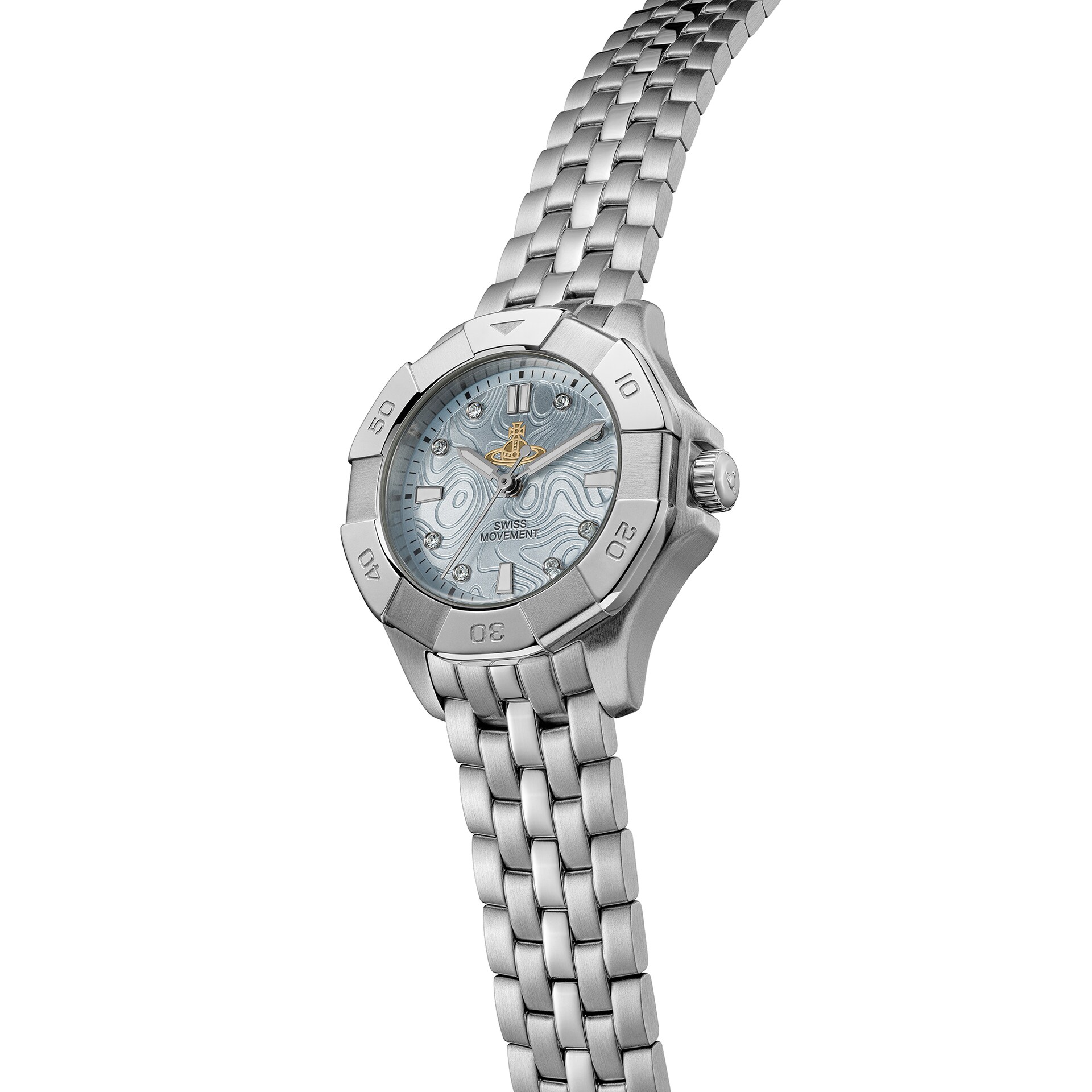 Vivienne Westwood Brompton 31mm Ladies Watch Blue Vivienne Westwood Brompton 31mm Ladies Watch Blue