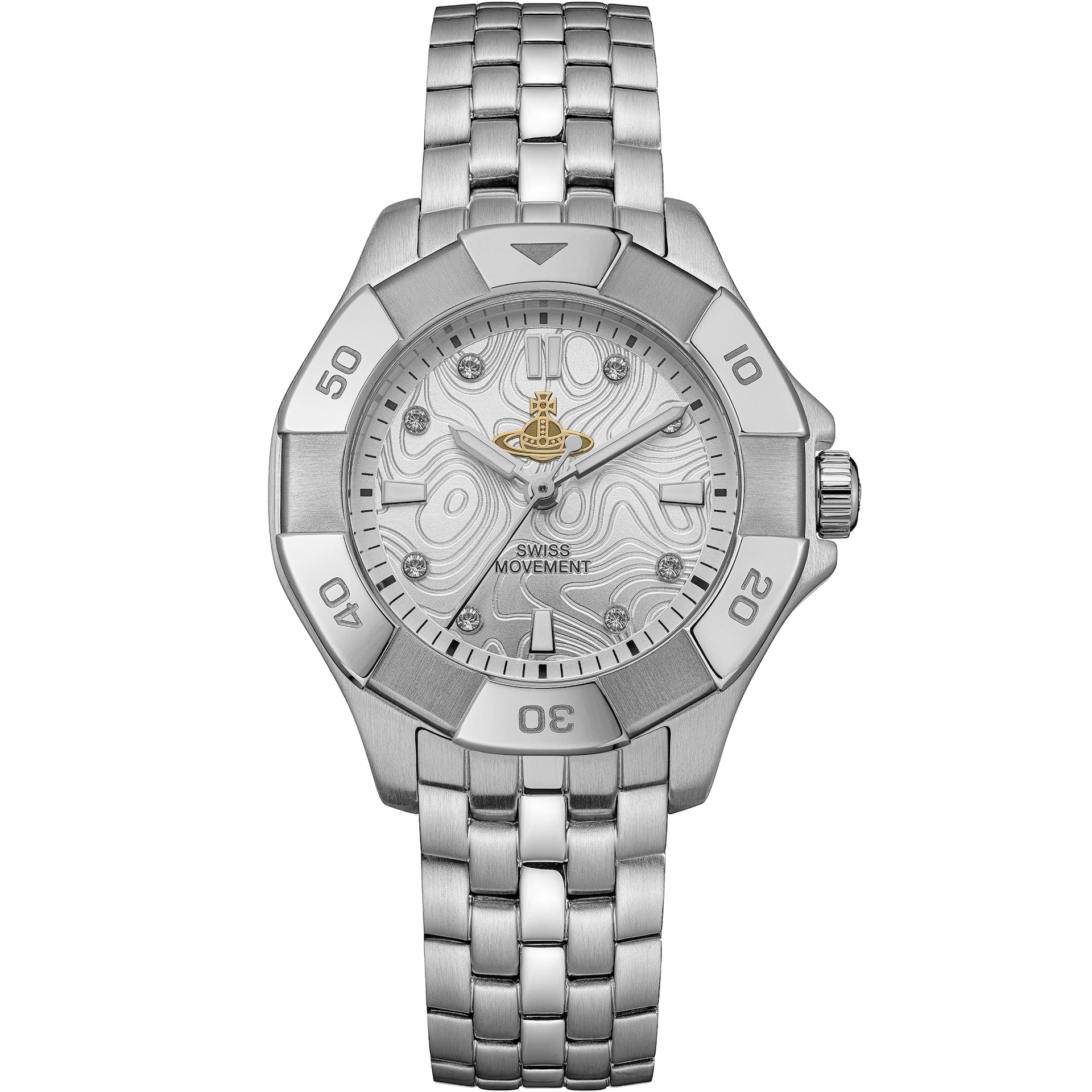 Vivienne Westwood Brompton 31mm Ladies Watch Silver Vivienne Westwood Brompton 31mm Ladies Watch Silver