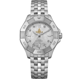 Vivienne Westwood Brompton 31mm Ladies Watch Silver