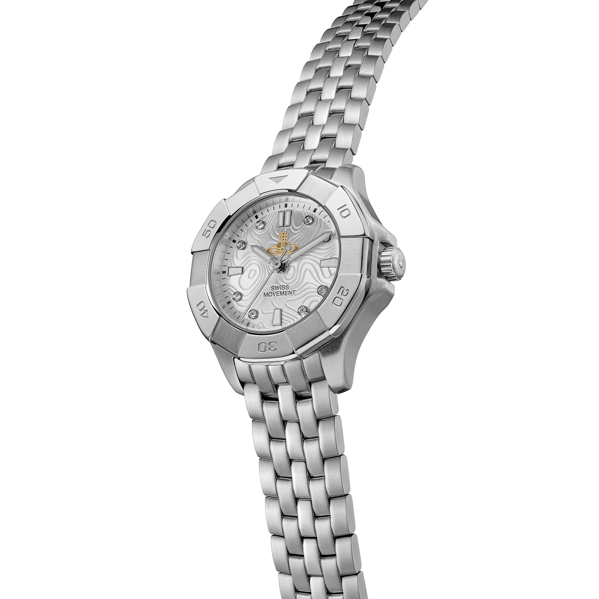 Vivienne Westwood Brompton 31mm Ladies Watch Silver Vivienne Westwood Brompton 31mm Ladies Watch Silver