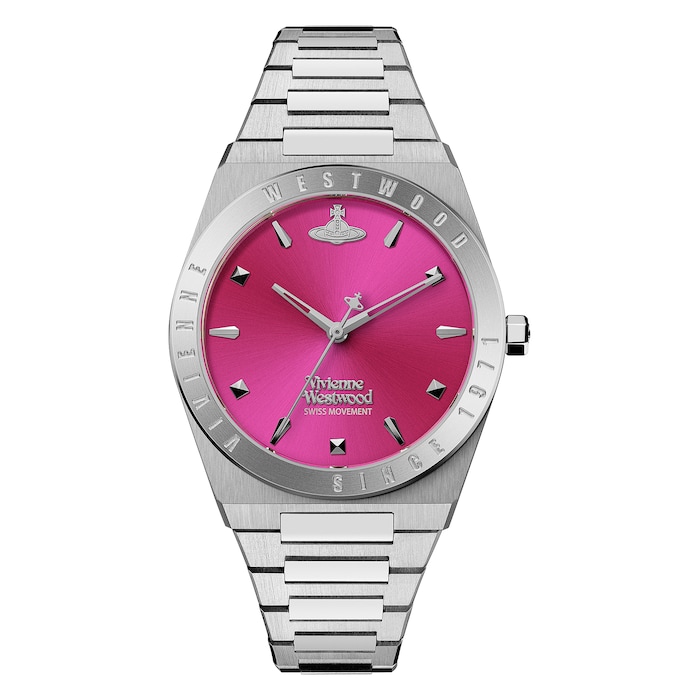 Vivienne Westwood Charterhouse 34mm Ladies Watch Pink The Watches Of Switzerland Group Exclusive