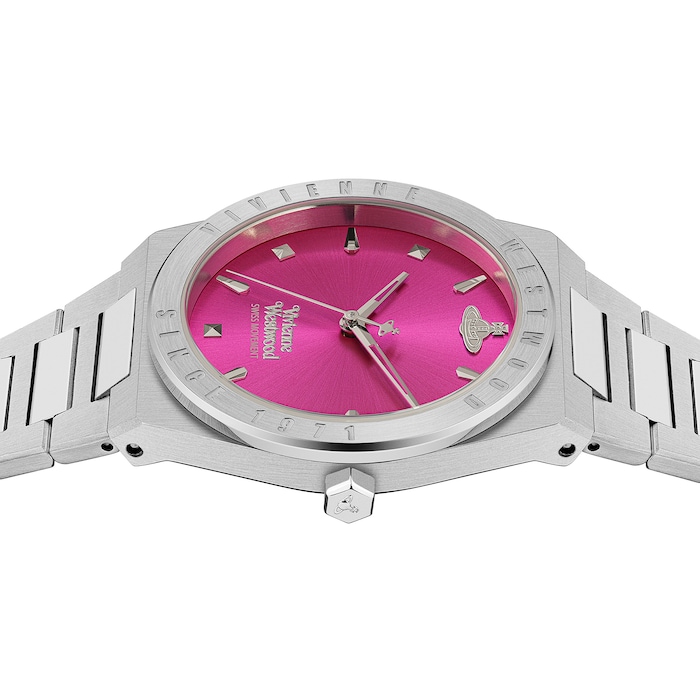 Vivienne Westwood Charterhouse 34mm Ladies Watch Pink The Watches Of Switzerland Group Exclusive