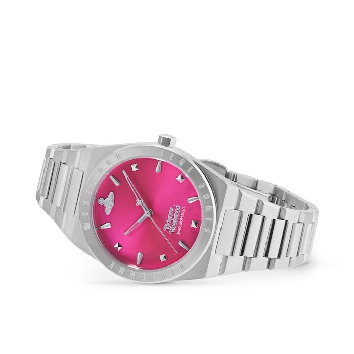 Vivienne Westwood Charterhouse 34mm Ladies Watch Pink The Watches Of Switzerland Group Exclusive