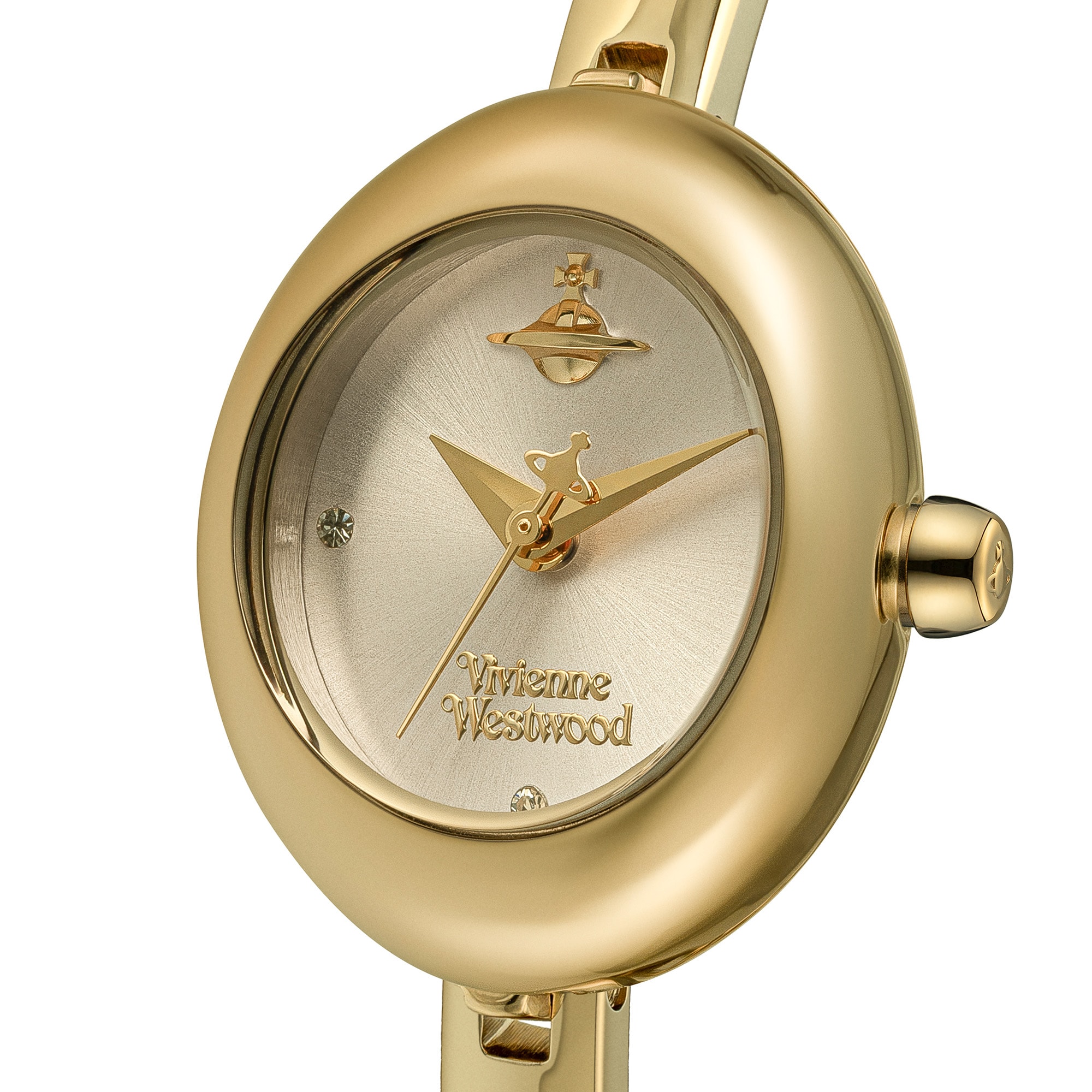 Vivienne Westwood Audley 22mm Ladies Bangle Watch Champagne Dial Vivienne Westwood Audley 22mm Ladies Bangle Watch Champagne Dial