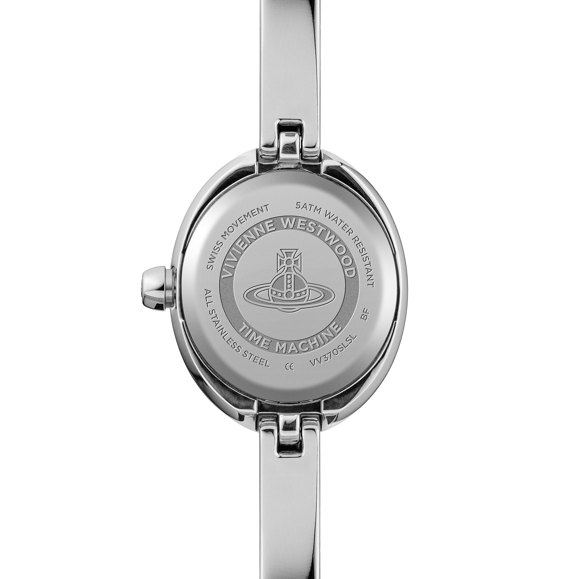 Vivienne Westwood Audley 22mm Ladies Bangle Watch Silver Dial Vivienne Westwood Audley 22mm Ladies Bangle Watch Silver Dial