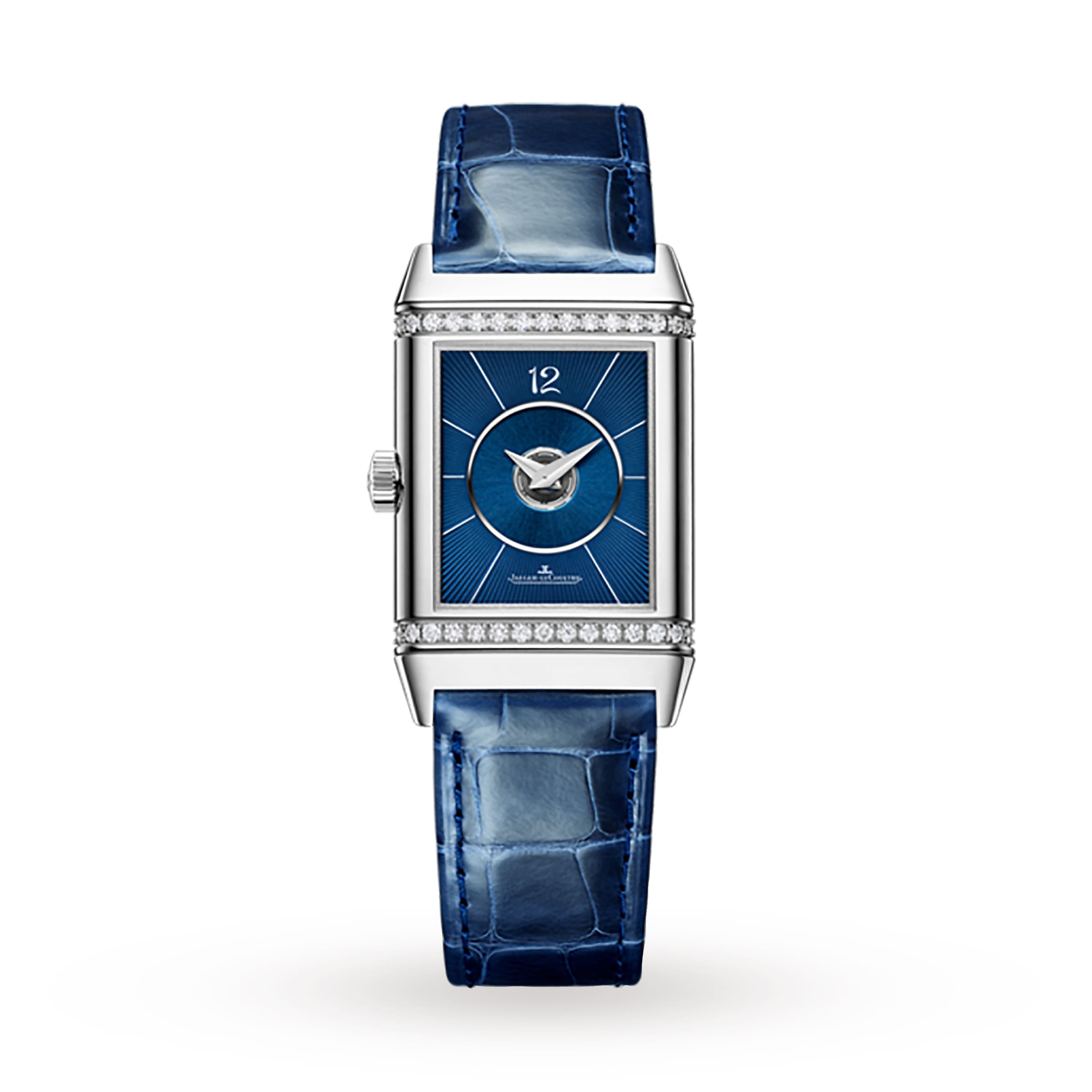 Reverso watch Jaeger-Lecoultre White in gold and steel - 32614915