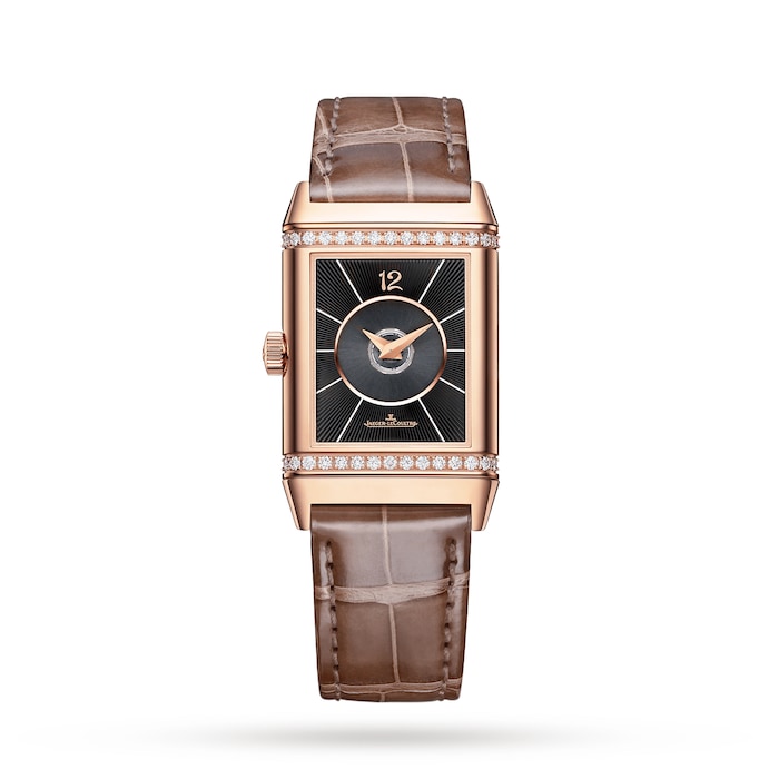 Jaeger-LeCoultre Reverso Classic Duetto Pink Gold Ladies Watch Automatic 40 x 24.4mm