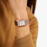 Jaeger-LeCoultre Reverso Classic Duetto Pink Gold Ladies Watch Automatic 40 x 24.4mm