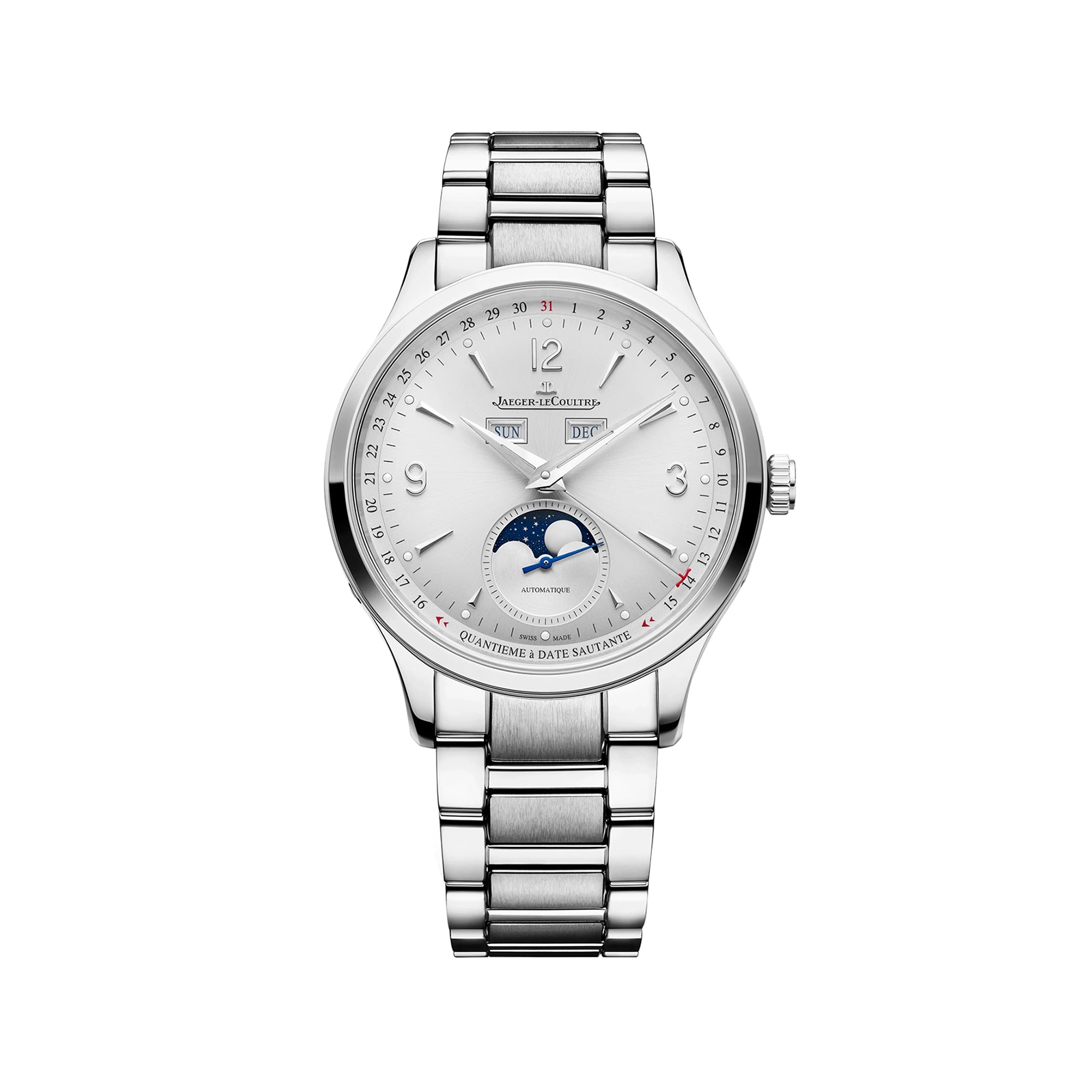 Jaeger-LeCoultre Master Control Calendar 40mm Mens Watch Silver Jaeger-LeCoultre Master Control Calendar 40mm Mens Watch Silver