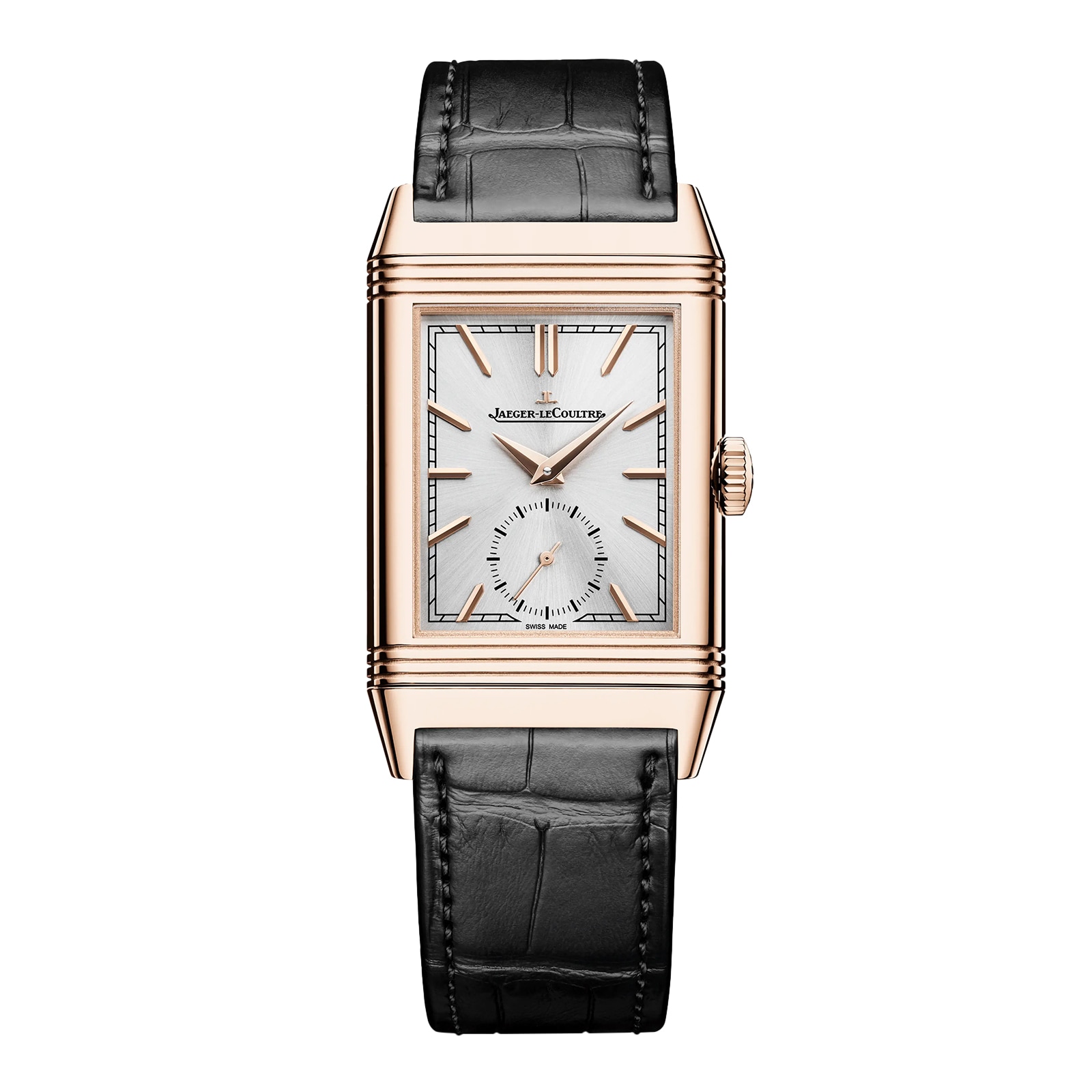 Jaeger LeCoultre Reverso Tribute Small Seconds 45.6 X 27.4mm Pink