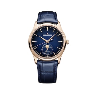 Jaeger-LeCoultre Master Ultra Thin Moon 39mm Mens Watch Navy Jaeger-LeCoultre Master Ultra Thin Moon 39mm Mens Watch Navy