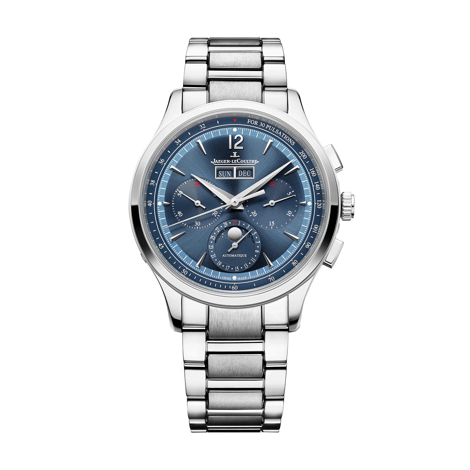 Jaeger-LeCoultre Master Control Chronograph Calendar Interchangeable Strap