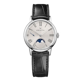 Zenith Elite Moonphase 33mm Steel Ladies Watch