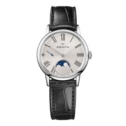 17640717 - Elite Moonphase 33mm Steel Ladies Watch