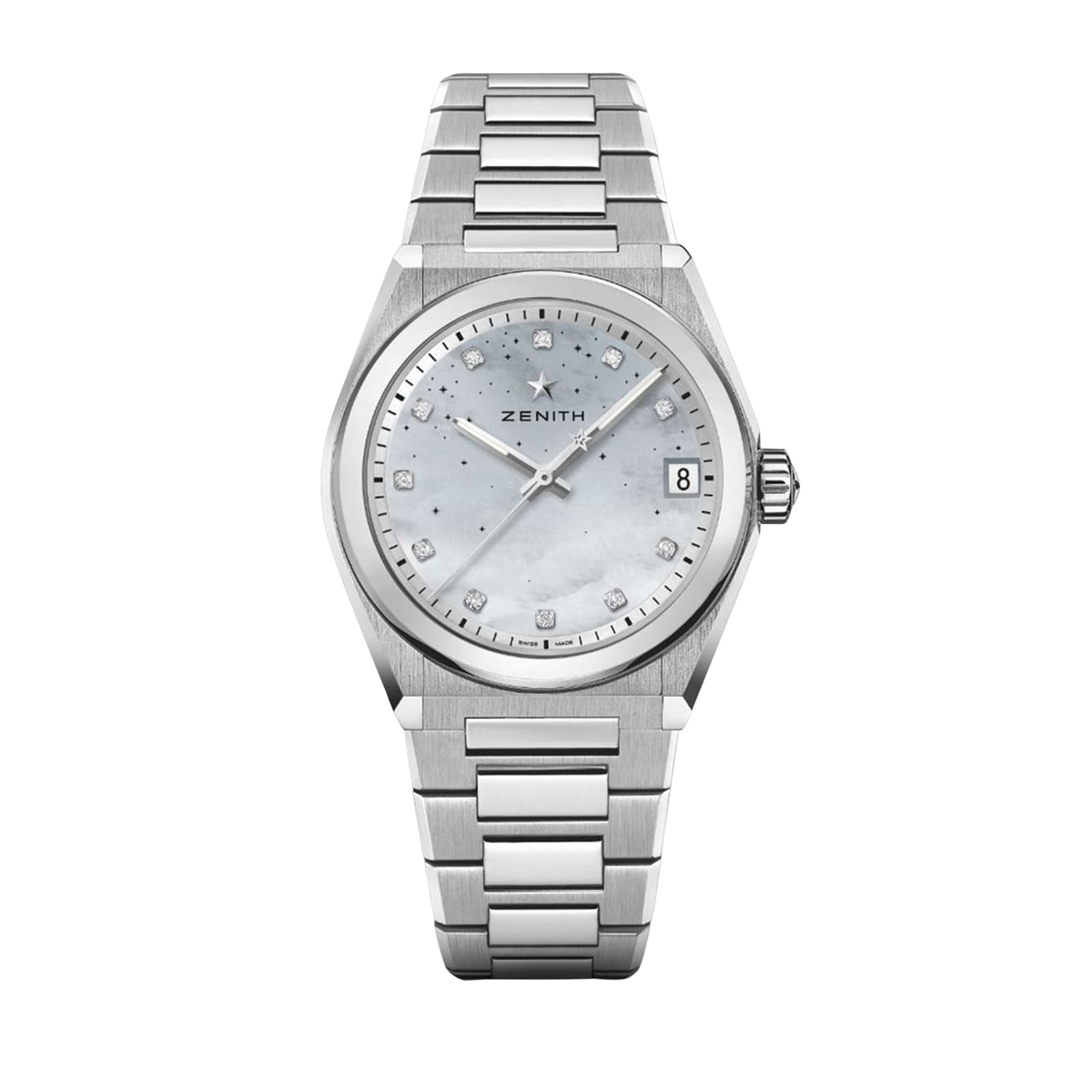Zenith Defy Midnight 36mm Ladies Watch Mother of Pearl