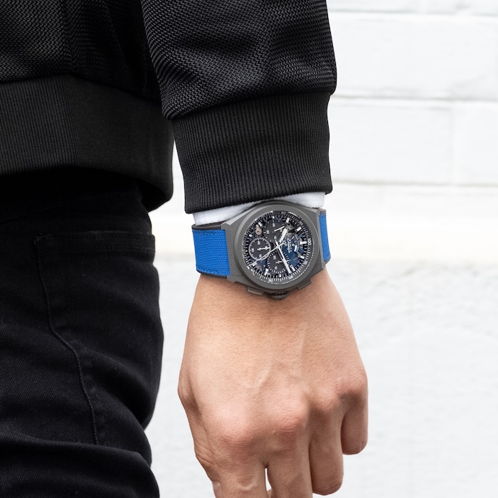 Zenith Defy Extreme Steel And Blue Yas - Rubber Strap Watches