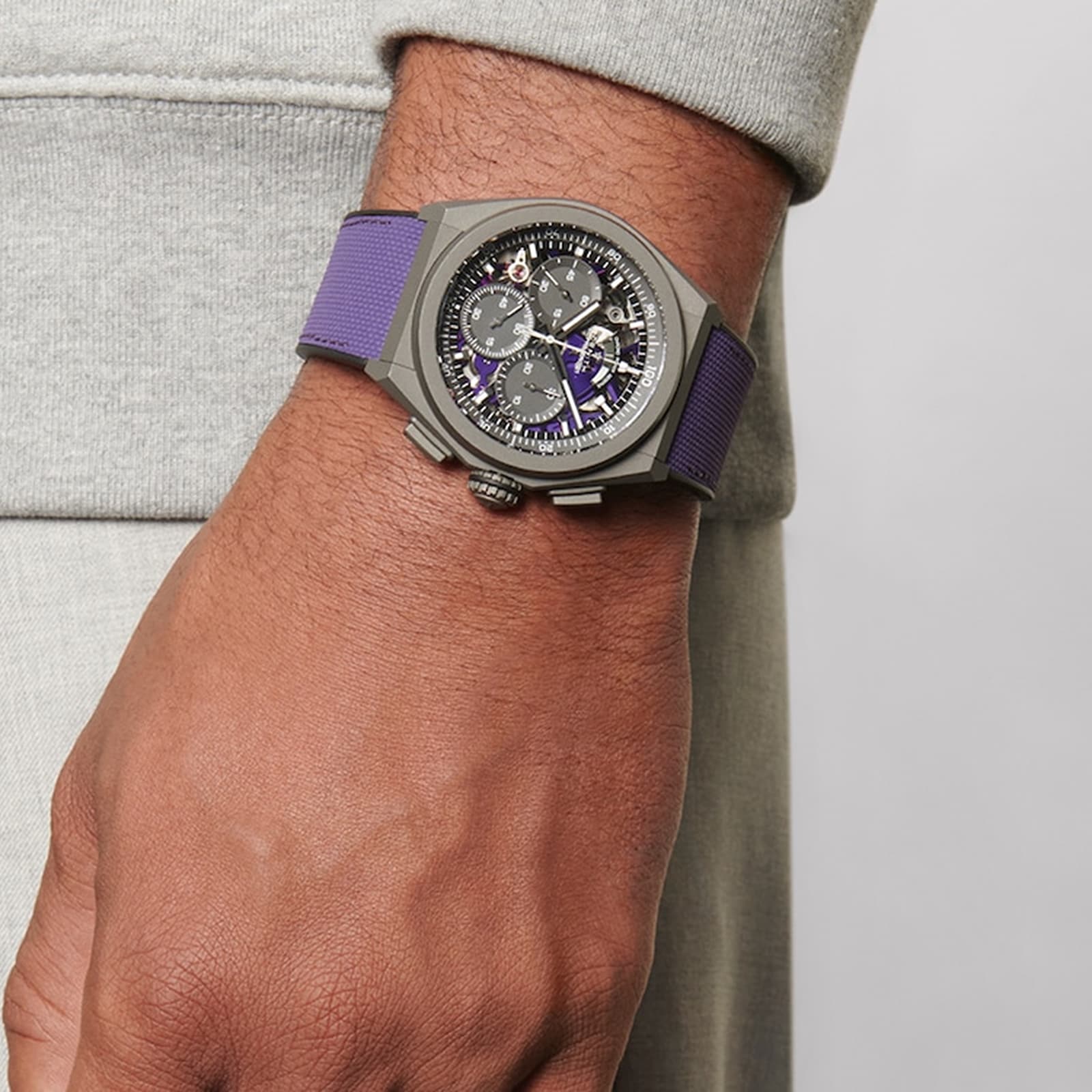 Zenith Defy El Primero 21 Ultraviolet 44mm Mens Watch