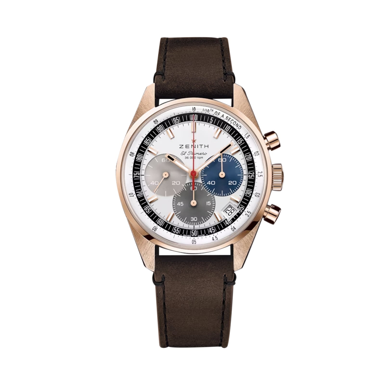 Zenith Chronomaster Original 38mm Mens Watch White Zenith Chronomaster Original 38mm Mens Watch White