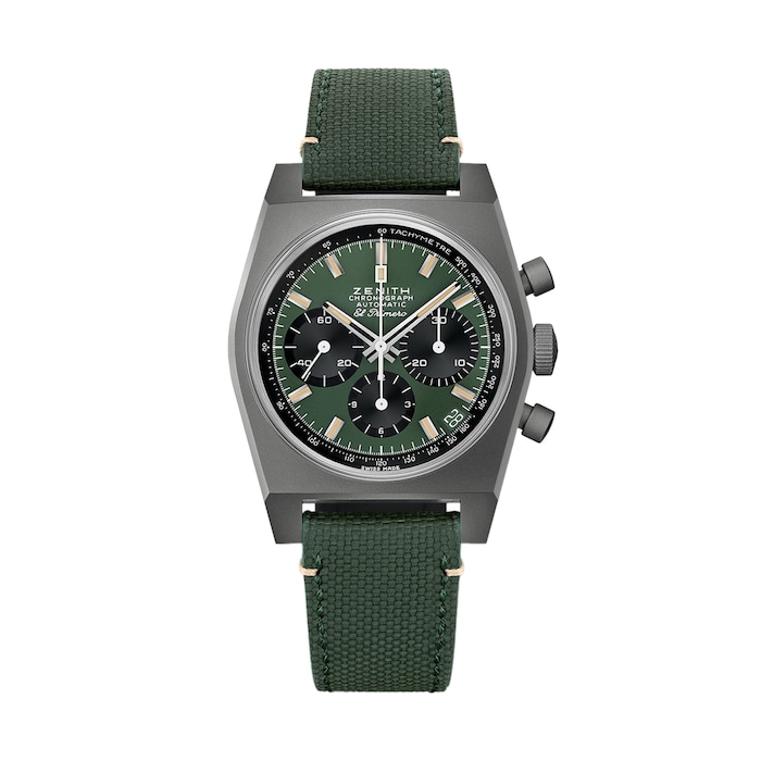 Zenith Chronomaster Automatic 37mm Mens Boutique Edition Watch Green