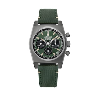 Zenith Chronomaster Automatic 37mm Mens Boutique Edition Watch Green