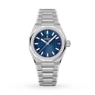 Zenith Defy Skyline 36mm Steel Automatic Watch - Blue