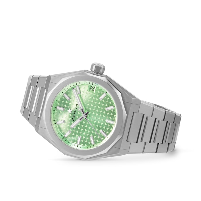 Zenith Defy Skyline 36mm Steel Automatic Watch - Green