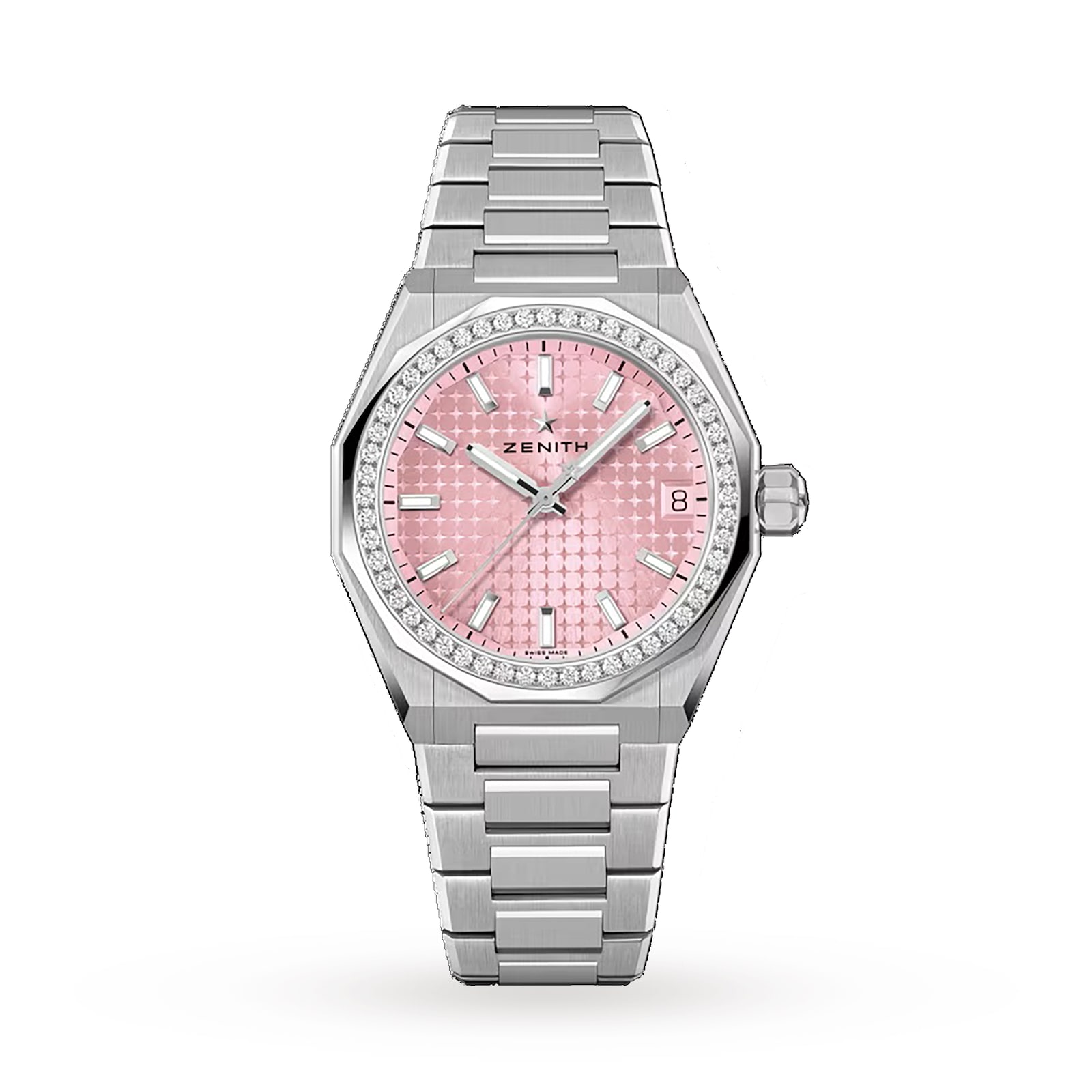 Defy Skyline 36mm Watch - Pink Diamond