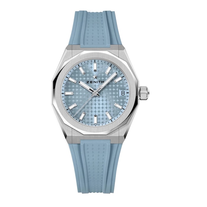 Zenith Defy Skyline Automatic 36mm Unisex Watch Blue Interchangeable Strap