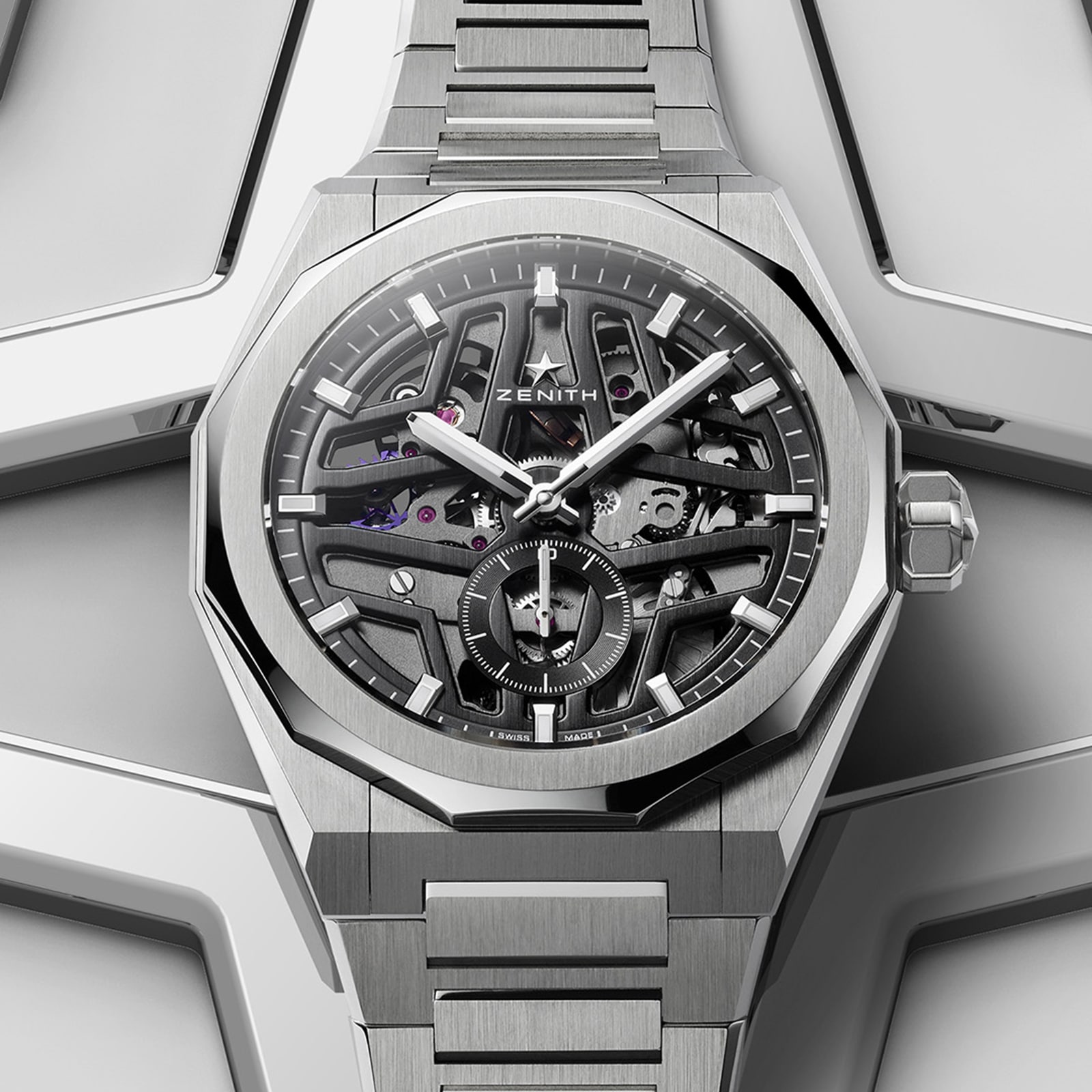 Zenith Defy Skyline Skeleton Steel 41mm Black Zenith Defy Skyline Skeleton Steel 41mm Black