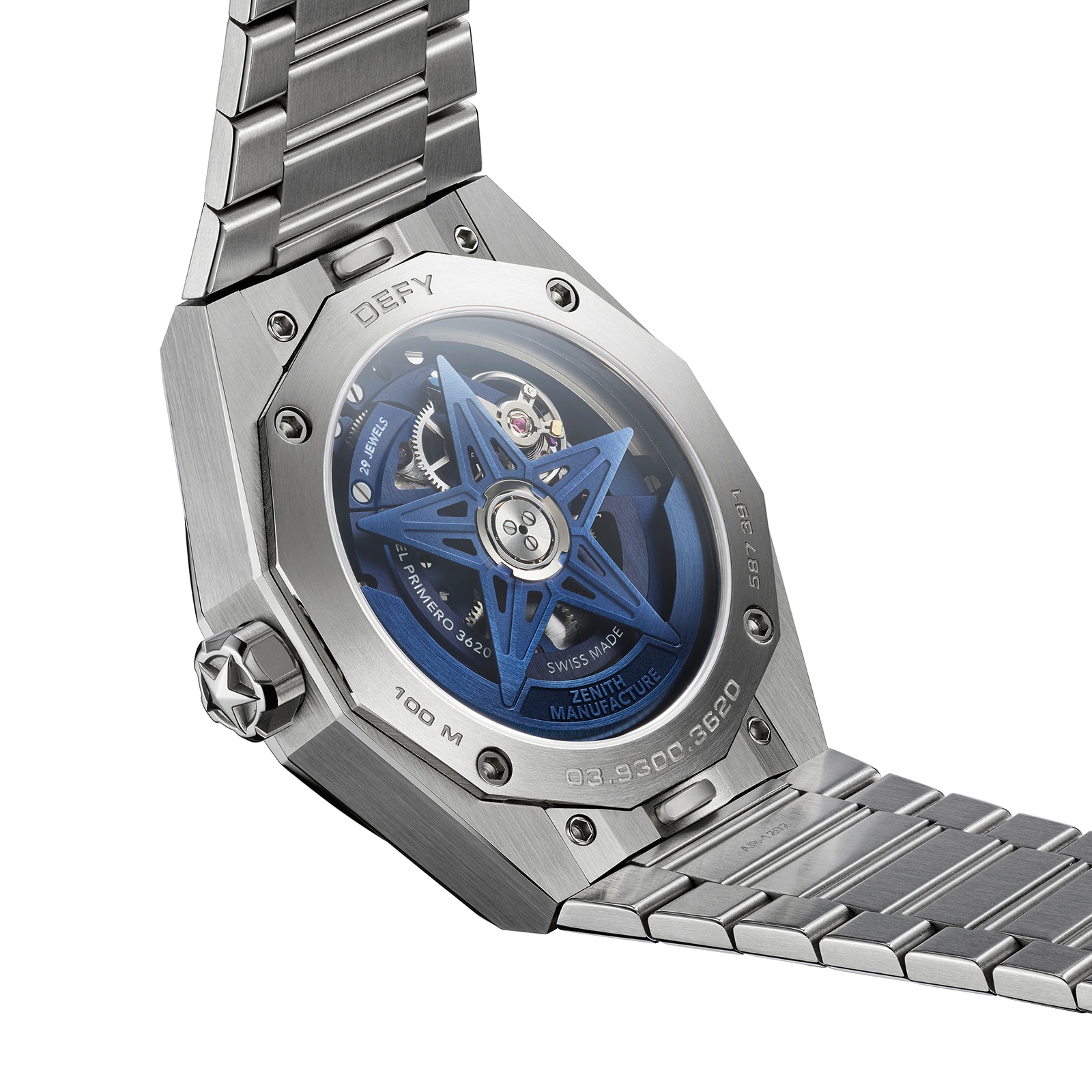 Zenith Defy Skyline Skeleton Steel 41mm Blue