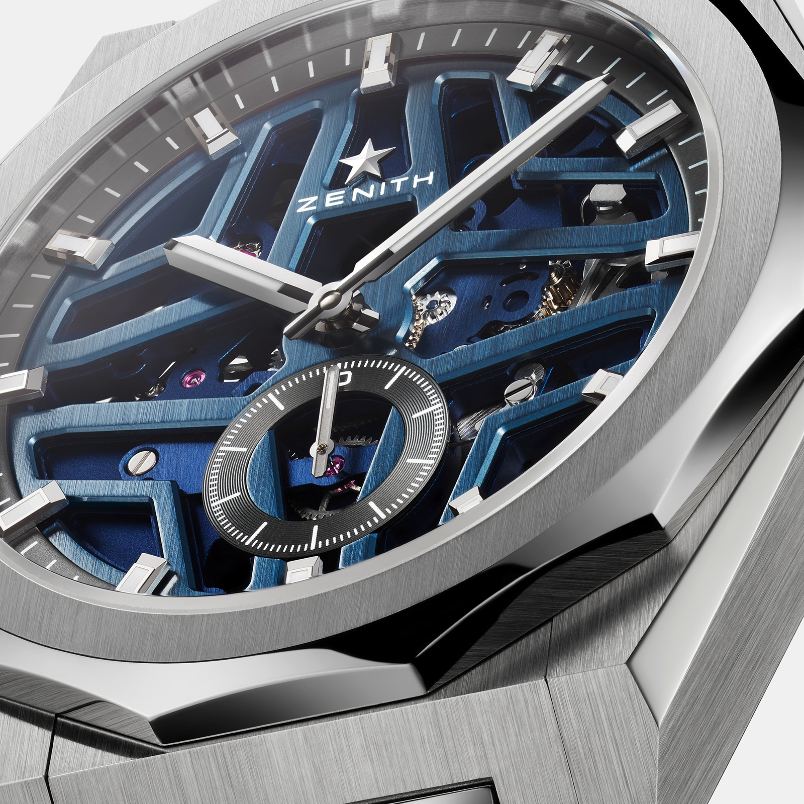 Zenith Defy Skyline Skeleton Steel 41mm Blue Zenith Defy Skyline Skeleton Steel 41mm Blue