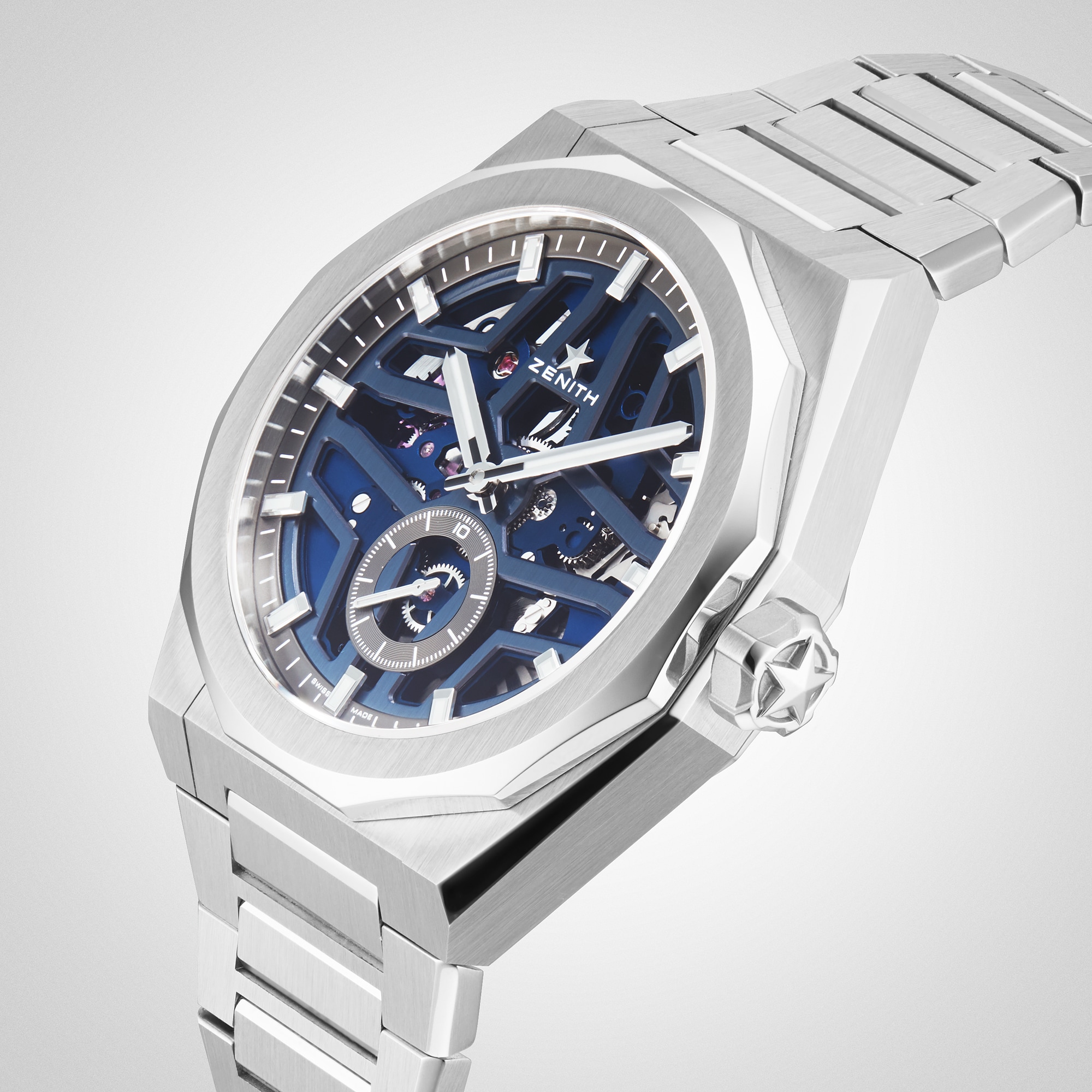 Zenith Defy Skyline Skeleton Steel 41mm Blue Zenith Defy Skyline Skeleton Steel 41mm Blue