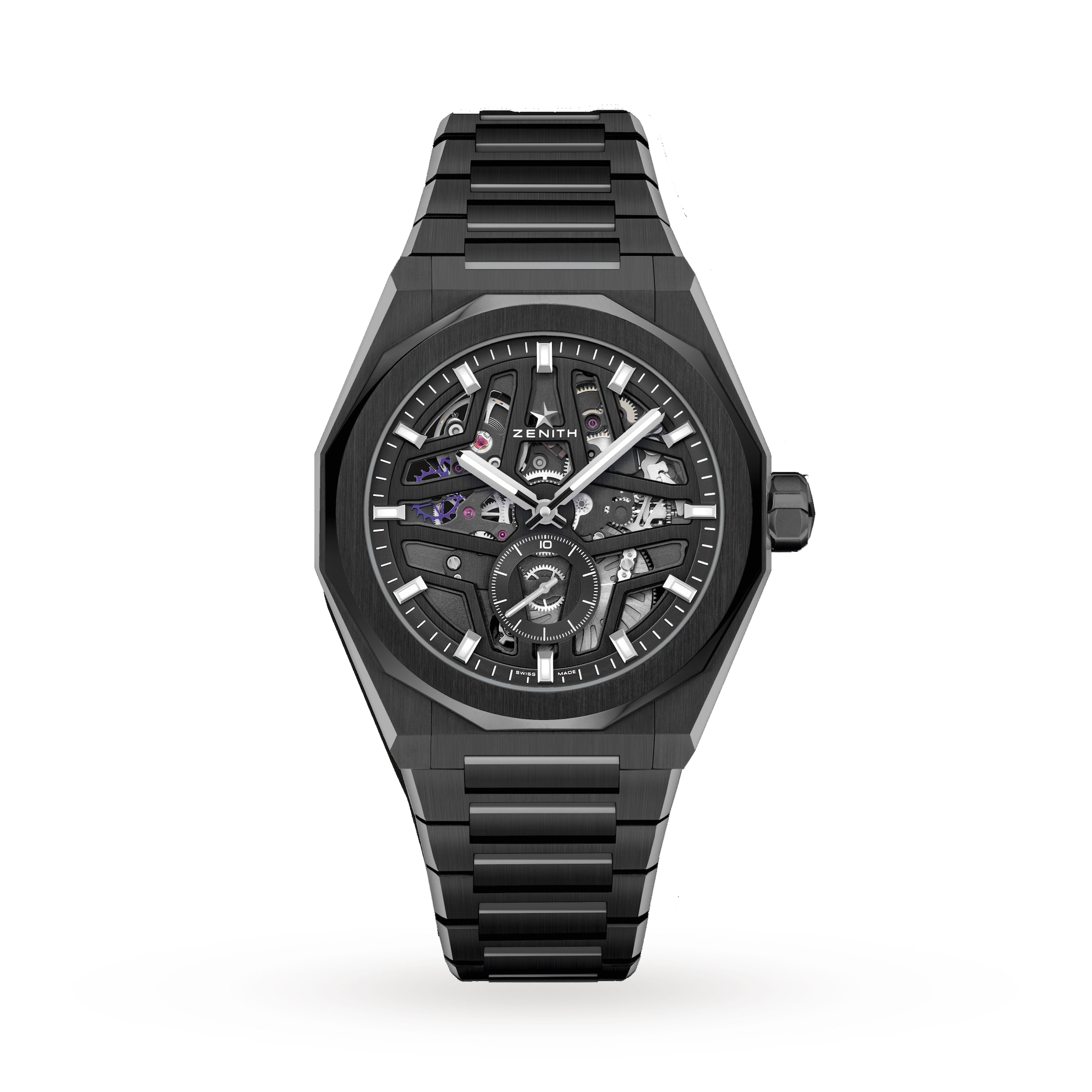 Zenith Defy Skyline Skeleton 41mm Mens Watch Black Zenith Defy Skyline Skeleton 41mm Mens Watch Black