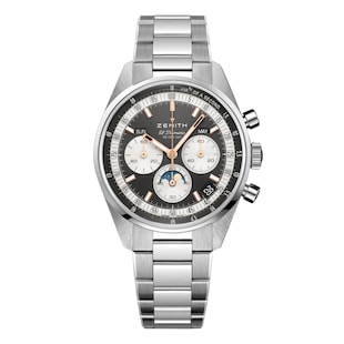 Zenith Chronomaster Original Steel 38mm Mens Watch Grey