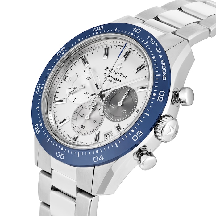 Zenith Chronomaster Sport Centenary 41mm Limited Edition Mens Watch White The Watches Of Switzerland Group Exclusive