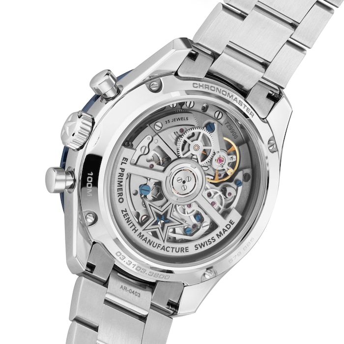 Zenith Chronomaster Sport Centenary 41mm Limited Edition Mens Watch White The Watches Of Switzerland Group Exclusive