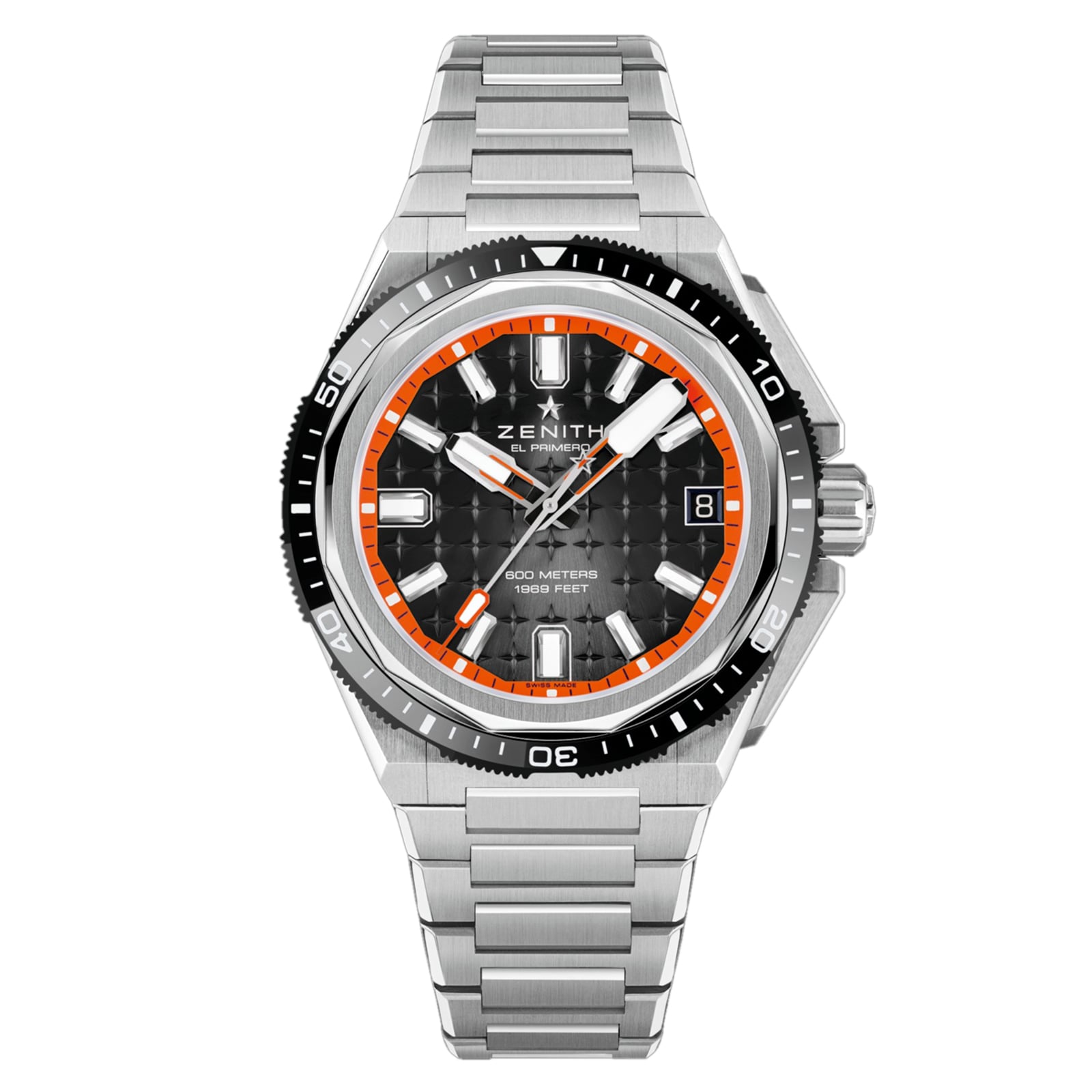 Defy Extreme Diver 42.5mm Mens Watch Black Interchangeable Strap