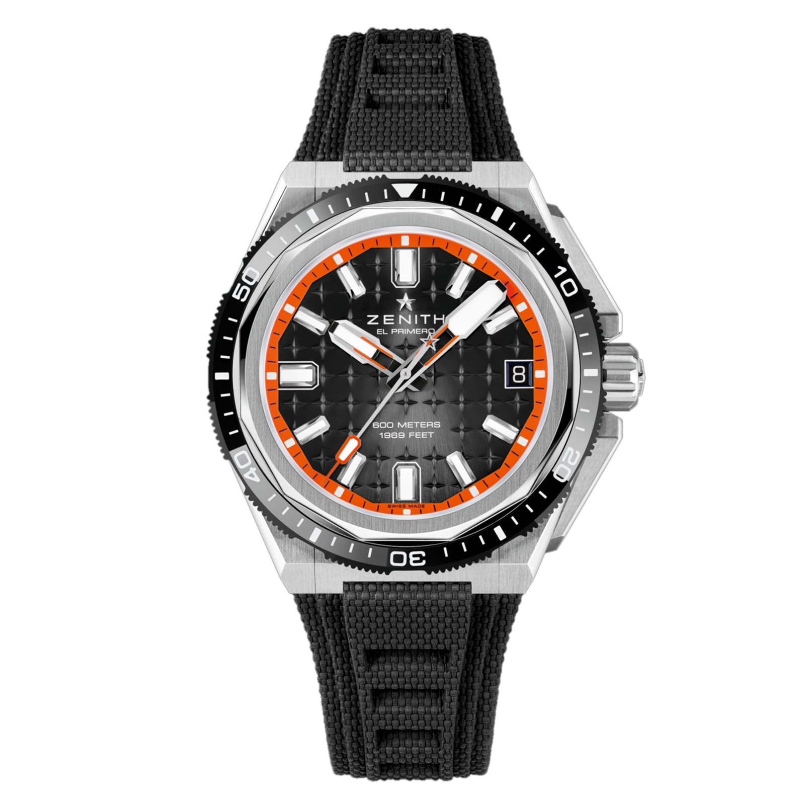 Zenith Defy Extreme Diver 42.5mm Mens Watch Black  Interchangeable Strap