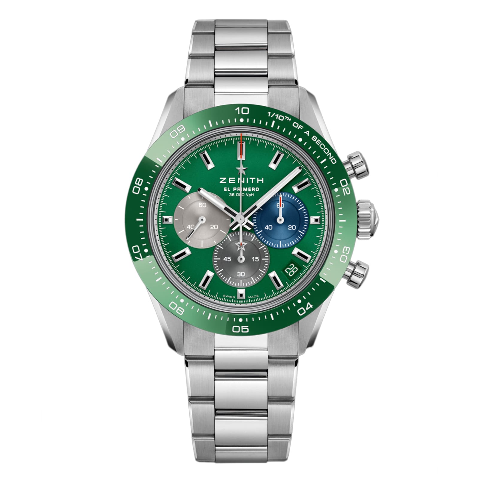 Zenith Chronomaster Sport 41mm Mens Watch Green Zenith Chronomaster Sport 41mm Mens Watch Green
