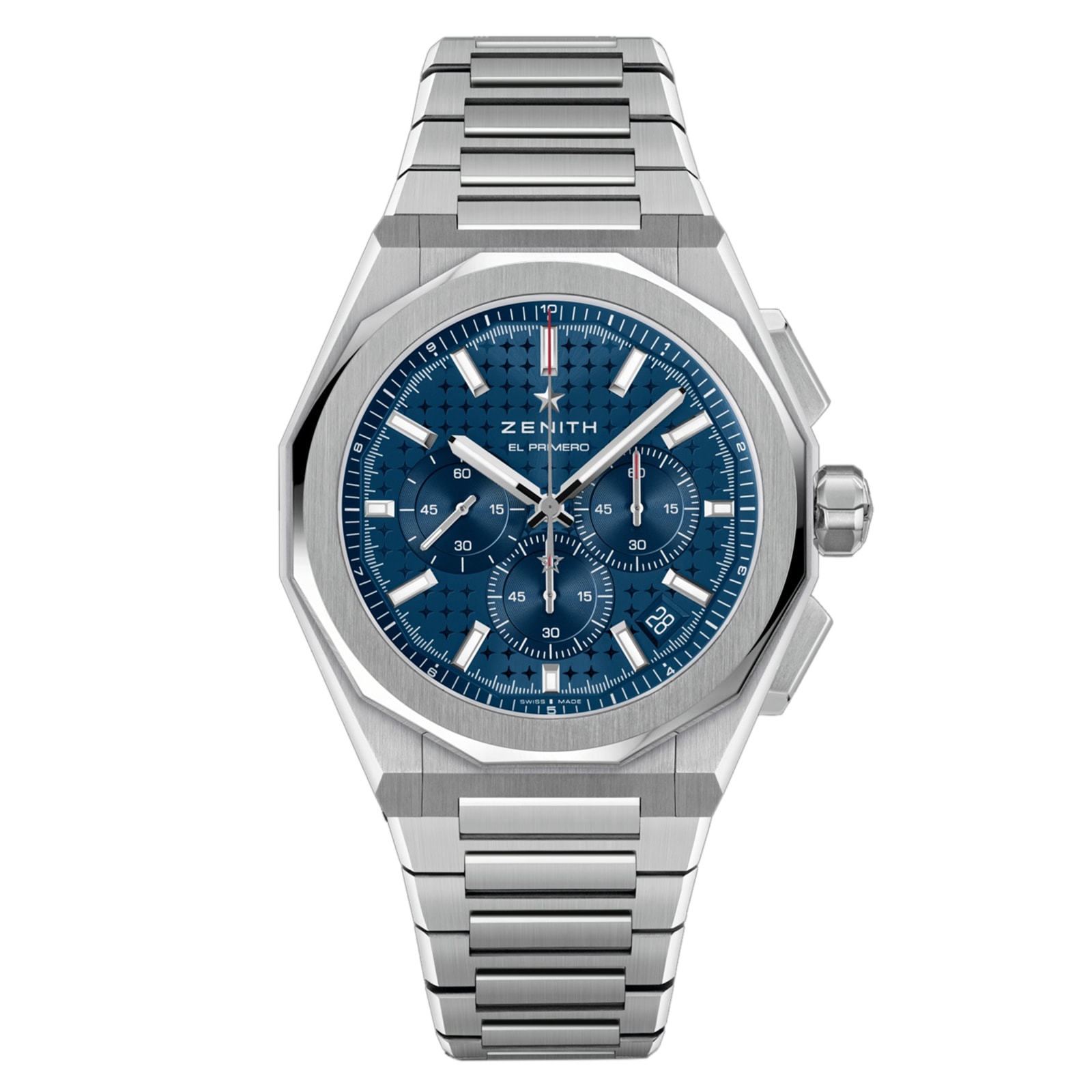 Defy Skyline Chronograph 42mm Mens Watch Blue Interchangeable Str