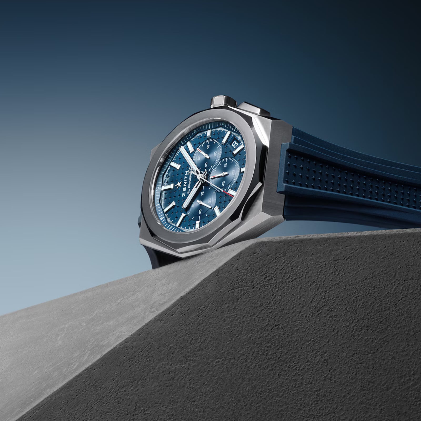 Zenith Defy Skyline Chronograph 42mm Mens Watch Blue Interchangeable Strap Zenith Defy Skyline Chronograph 42mm Mens Watch Blue Interchangeable Strap