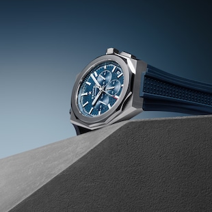 Zenith Defy Skyline Chronograph 42mm Mens Watch Blue Interchangeable Strap