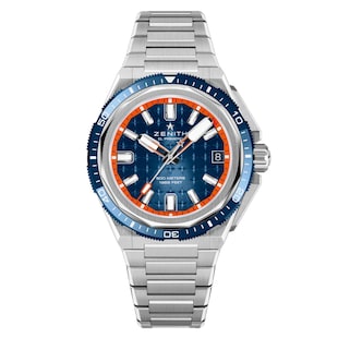 Zenith Defy Extreme Diver 42.5mm Mens Watch Blue  Interchangeable Strap