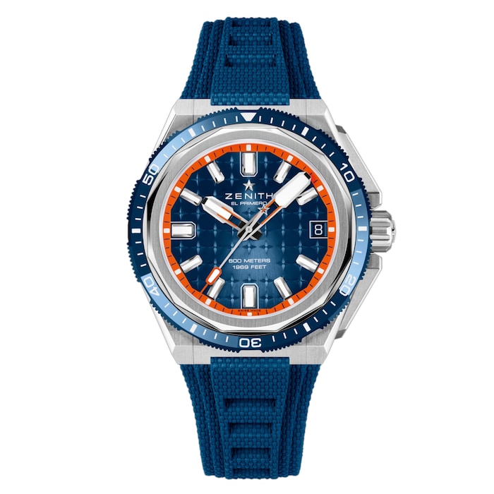 Zenith Defy Extreme Diver 42.5mm Mens Watch Blue  Interchangeable Strap