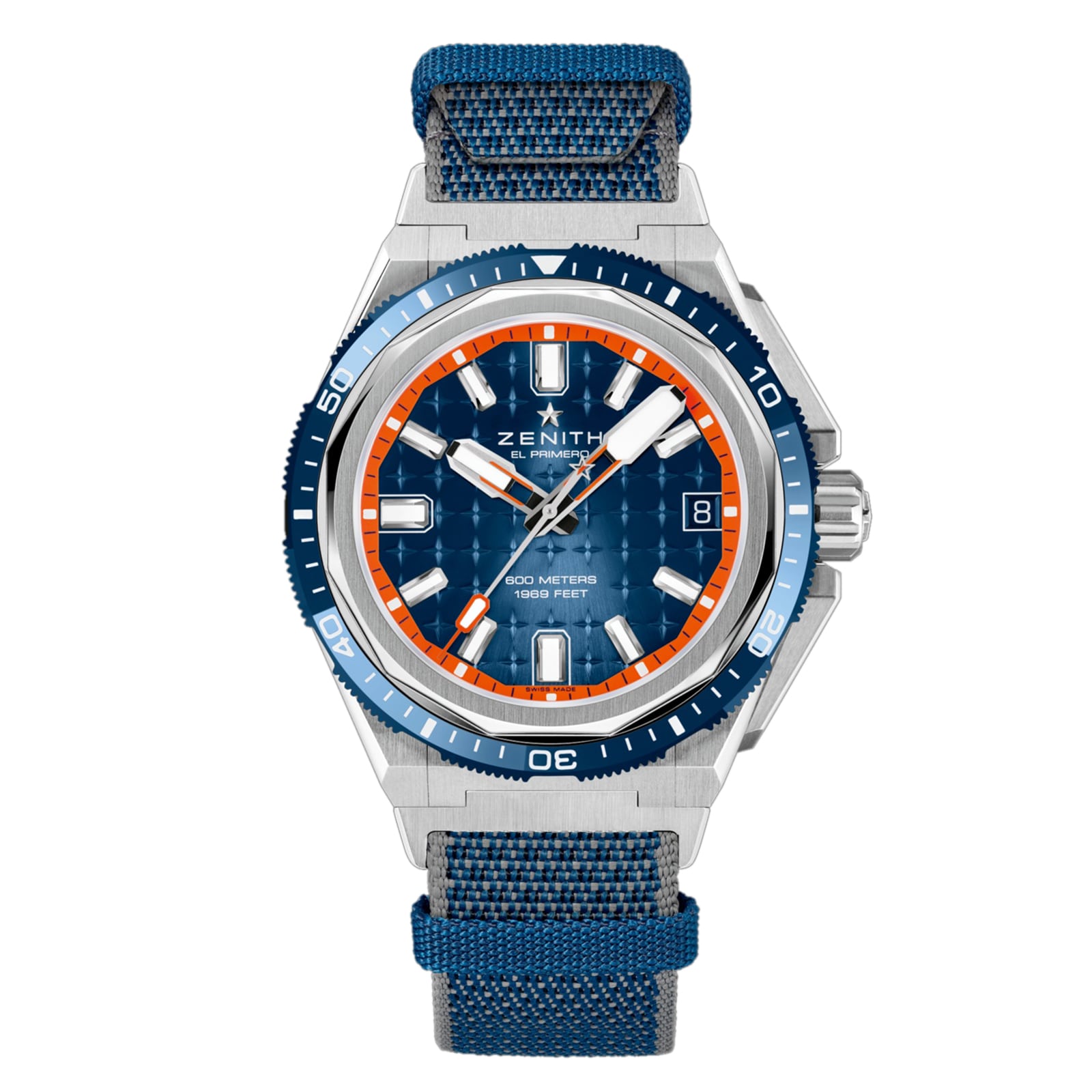 Zenith Defy Extreme Diver 42.5mm Mens Watch Blue  Interchangeable Strap