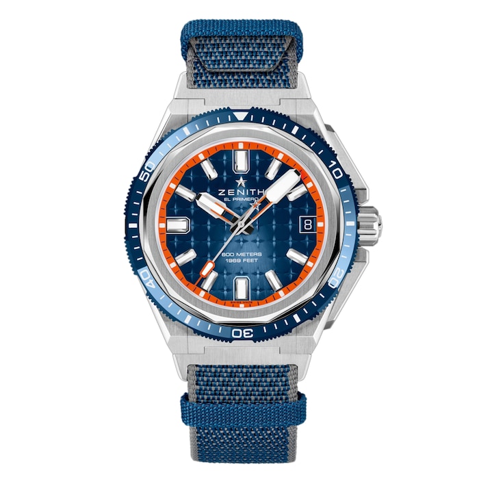 Zenith Defy Extreme Diver 42.5mm Mens Watch Blue  Interchangeable Strap