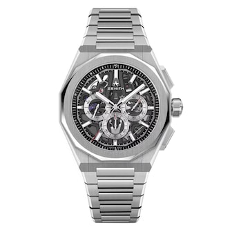 Zenith Defy Skyline Chronograph Skeleton 42mm Mens Watch Black Interchangeable Strap Zenith Defy Skyline Chronograph Skeleton 42mm Mens Watch Black Interchangeable Strap
