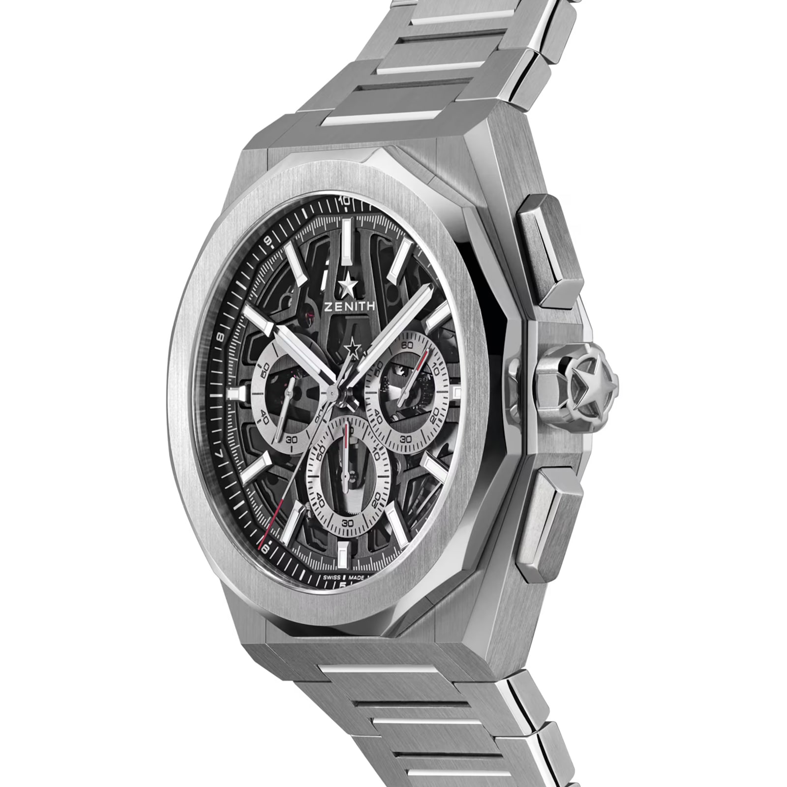 Zenith Defy Skyline Chronograph Skeleton 42mm Mens Watch Black Interchangeable Strap Zenith Defy Skyline Chronograph Skeleton 42mm Mens Watch Black Interchangeable Strap