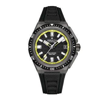 Zenith Defy Extreme Diver Microblasted Titanium 43mm Mens Watch